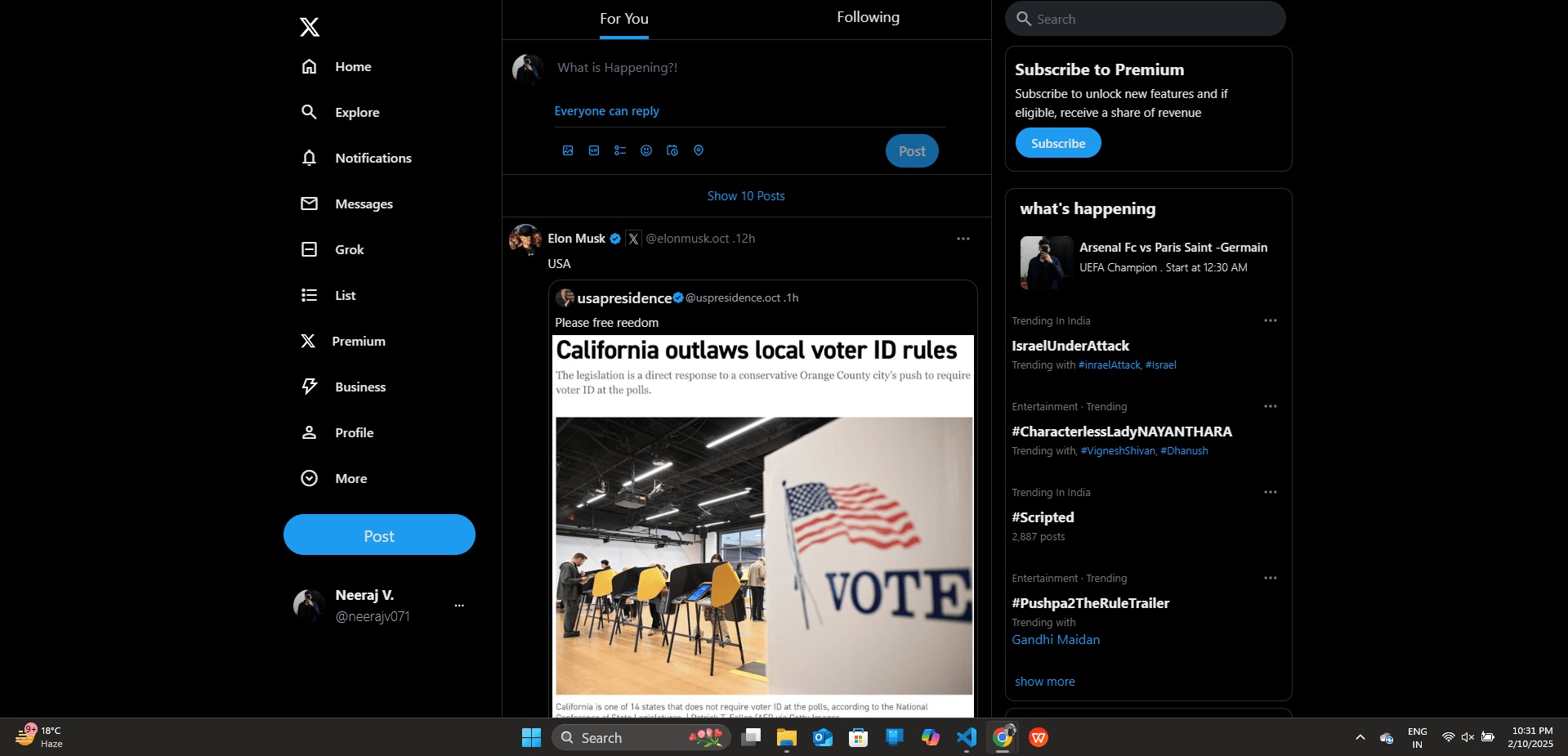 X Clone Screenshot 1